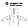 Black Rhinestone 8 pc. Kit - Image 2