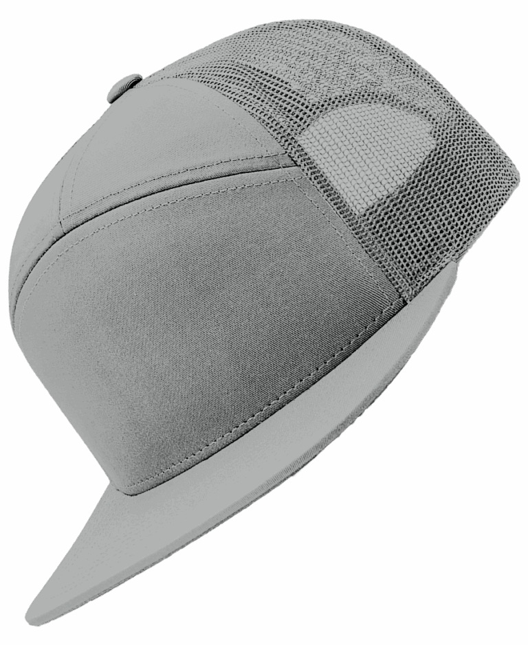 7 Panel Flat Brim Trucker